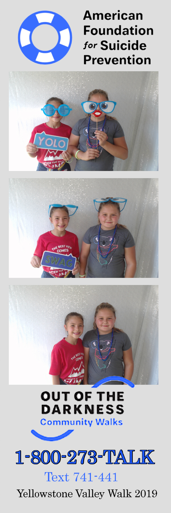 Out of the Darkness Walk 2019 | View more photos from the event at gallery.photoboothbillings.com/u/PhotoBoothBillings/Out-of-the-Darkness-Walk-2019